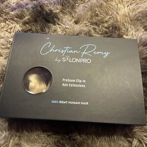 Christian Remy Hair Extensions professional grade new in box